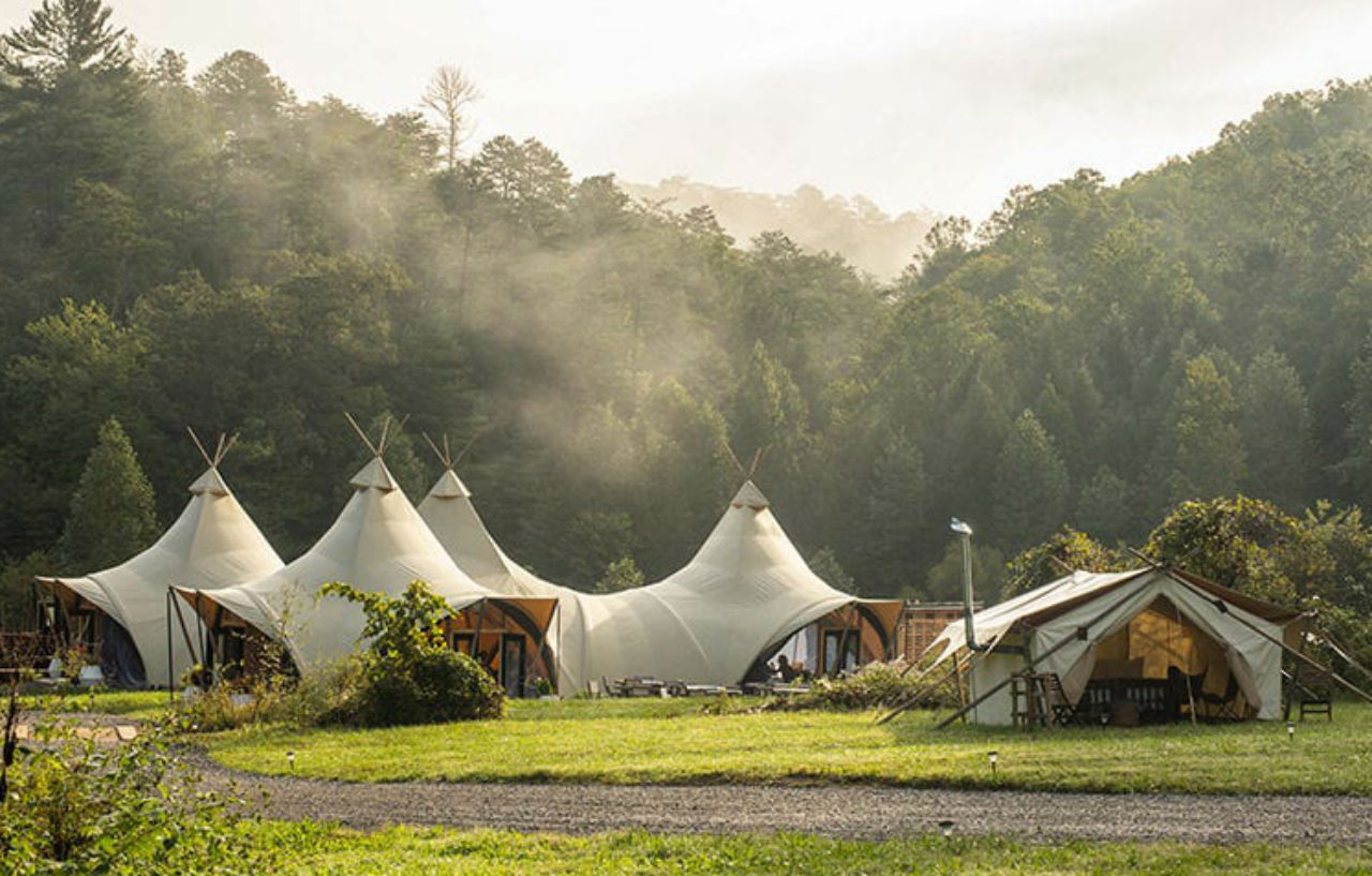 Hotel Under Canvas Great Smoky Mountains Pigeon Forge Esterno foto